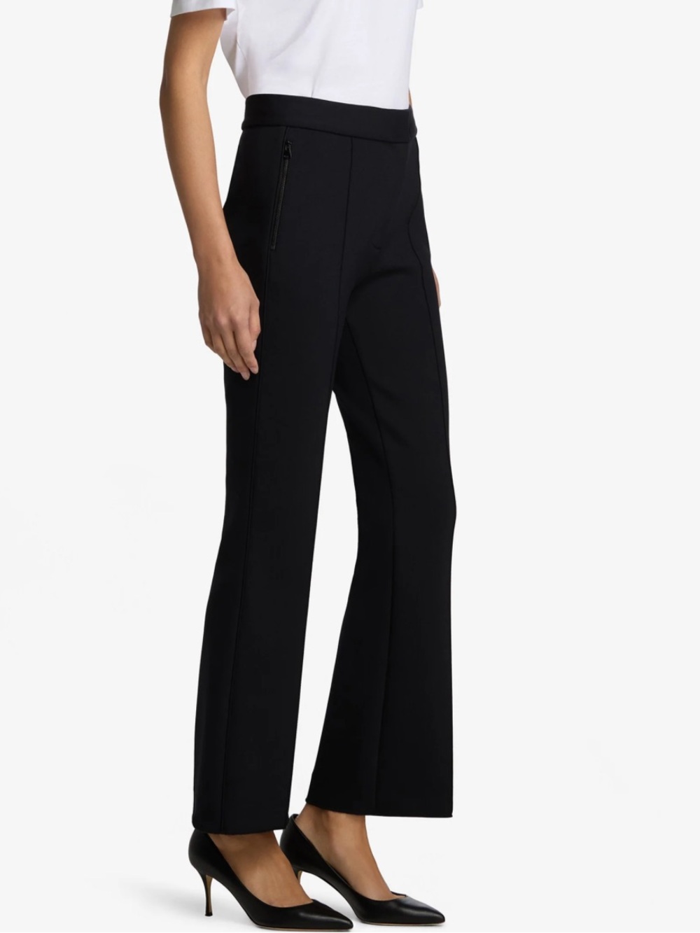Y2K Classic Saint John black knit pants